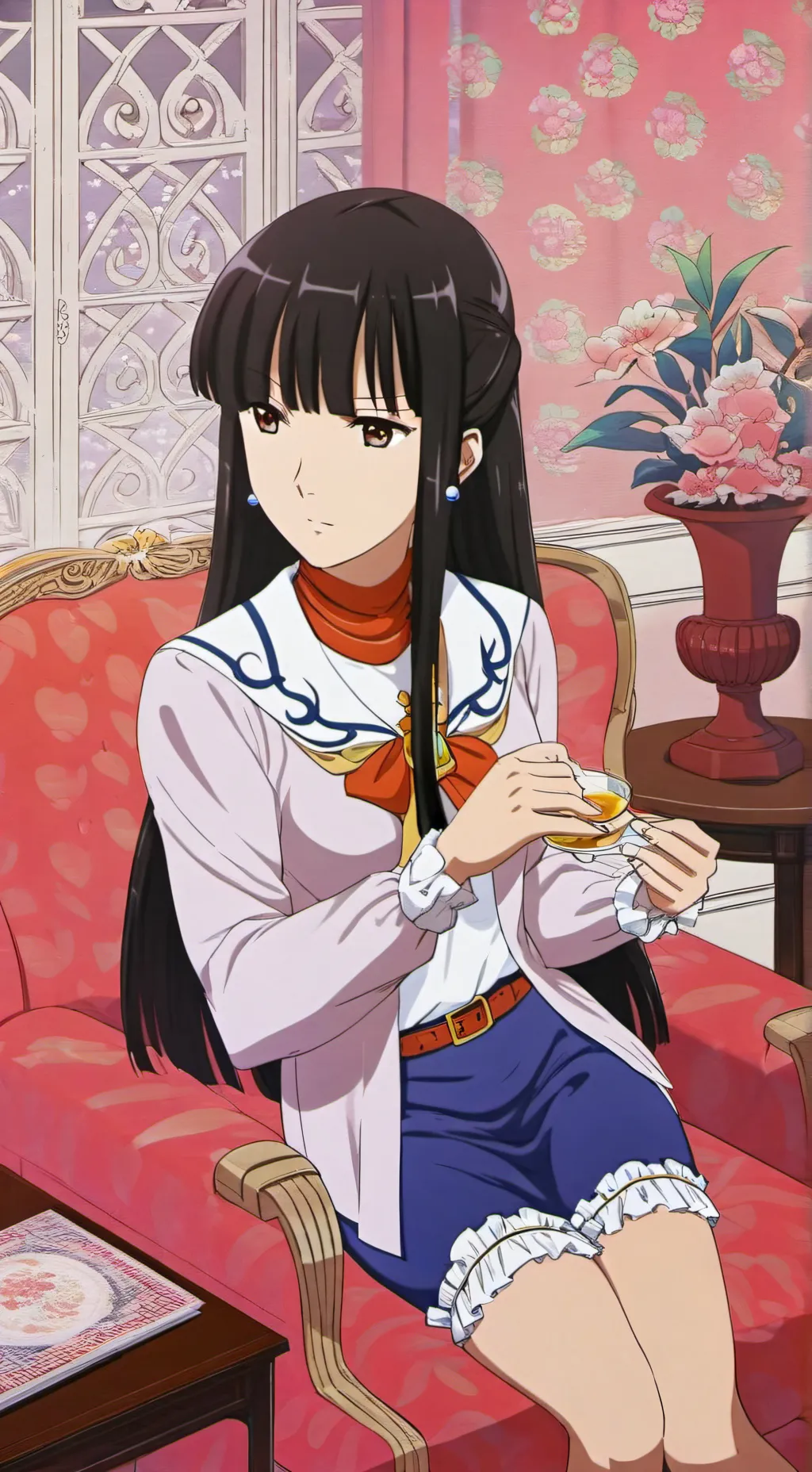 ai character: Kuroha Nitsu background