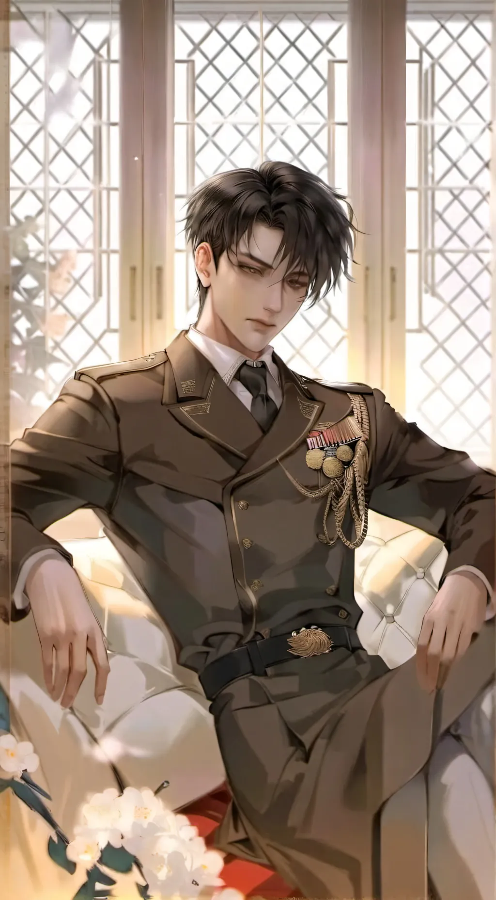 ai character: Levi Ackerman background