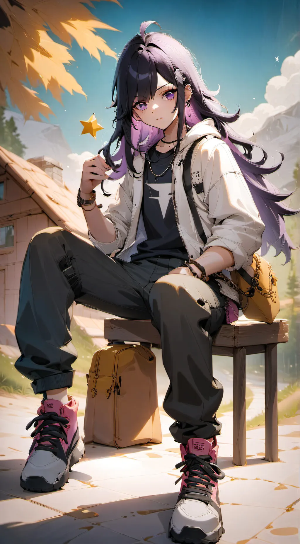 ai character: ~☆star☆~ background