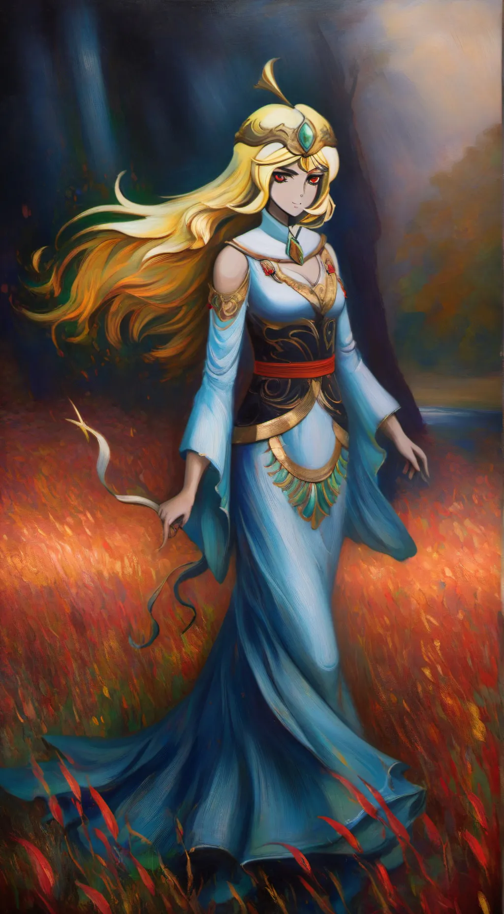 ai character: Stella  background