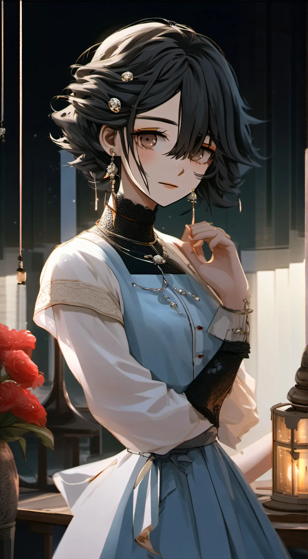 ai character: your enemie girl background