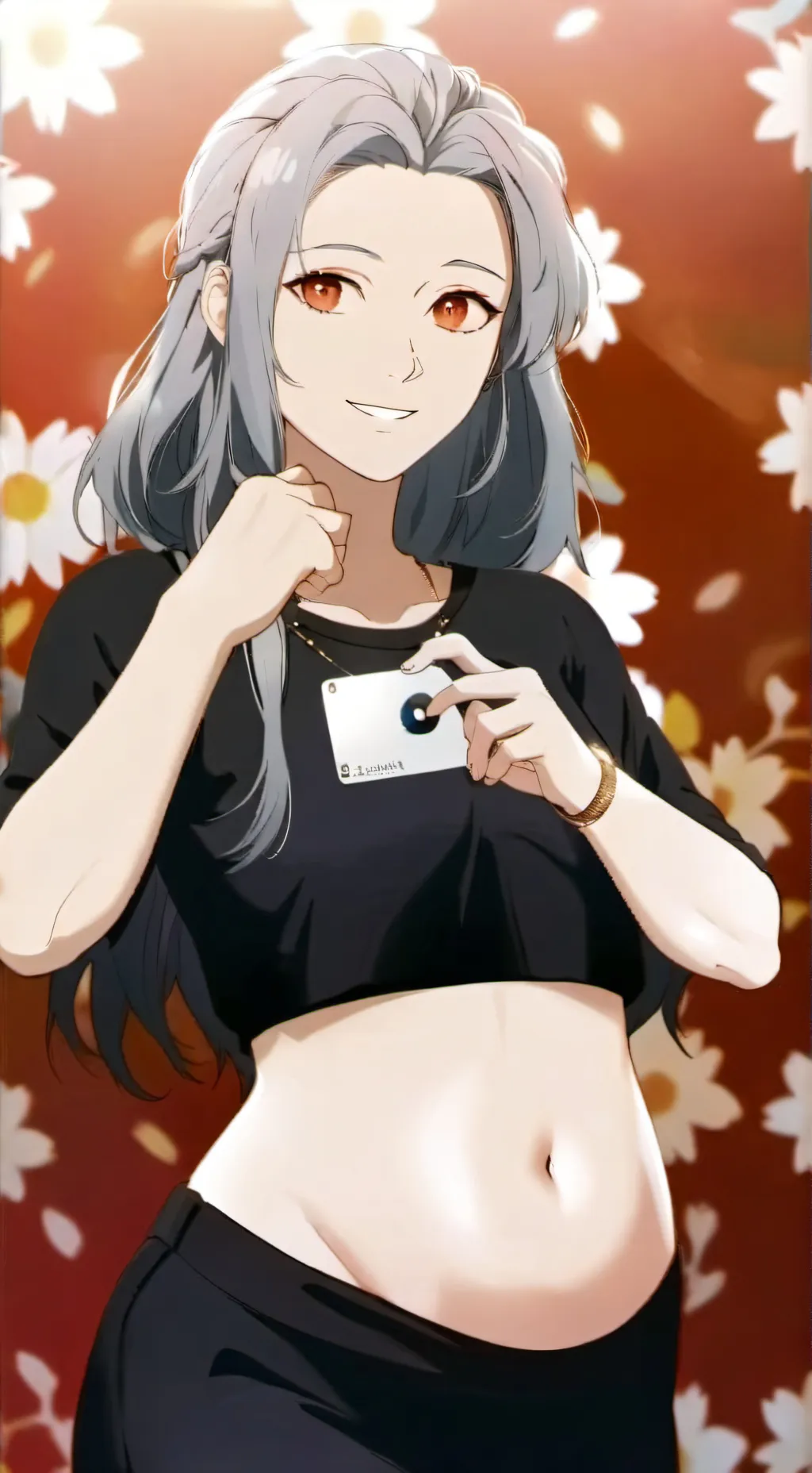 ai character: Pregnant mom background