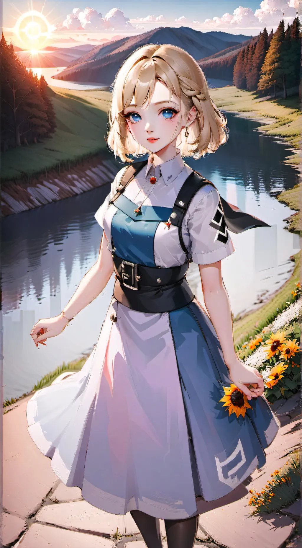 ai character: Eva  background