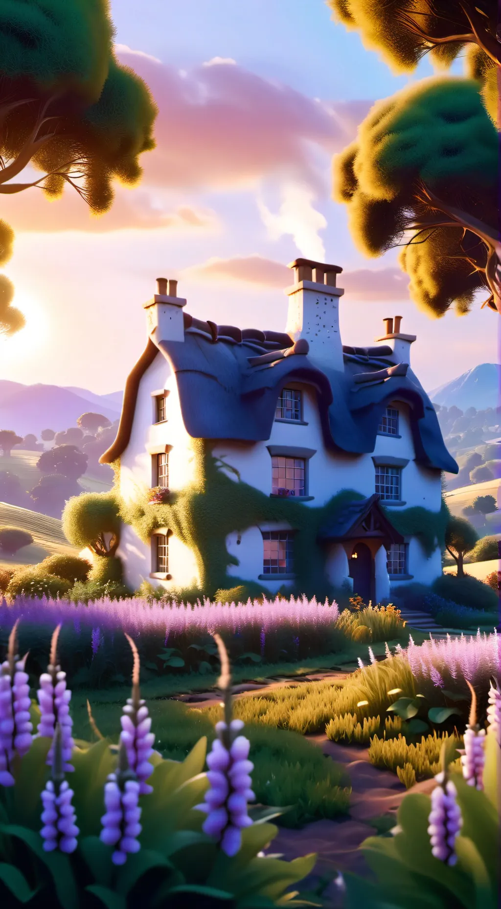 ai character: YES MORE JJK background