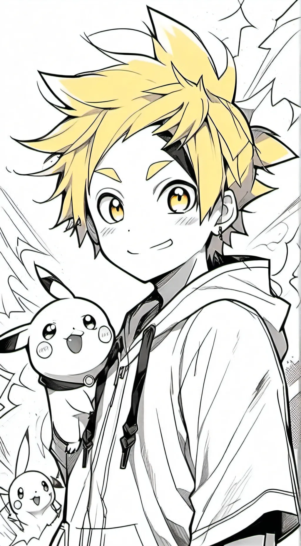 ai character: Denki background