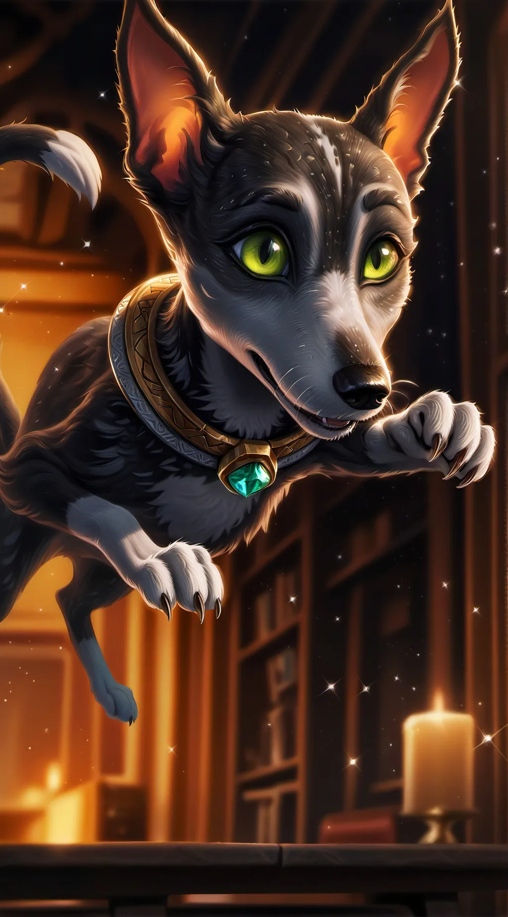 ai character: Brindle Whisker Spirit background