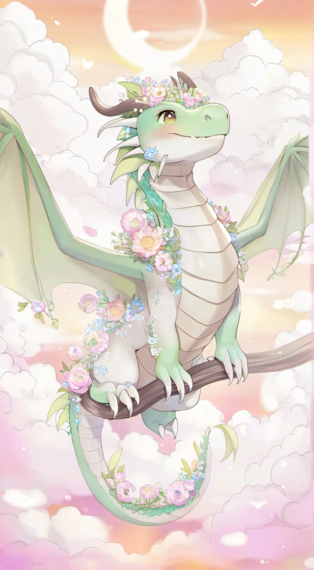 ai character: Clover background