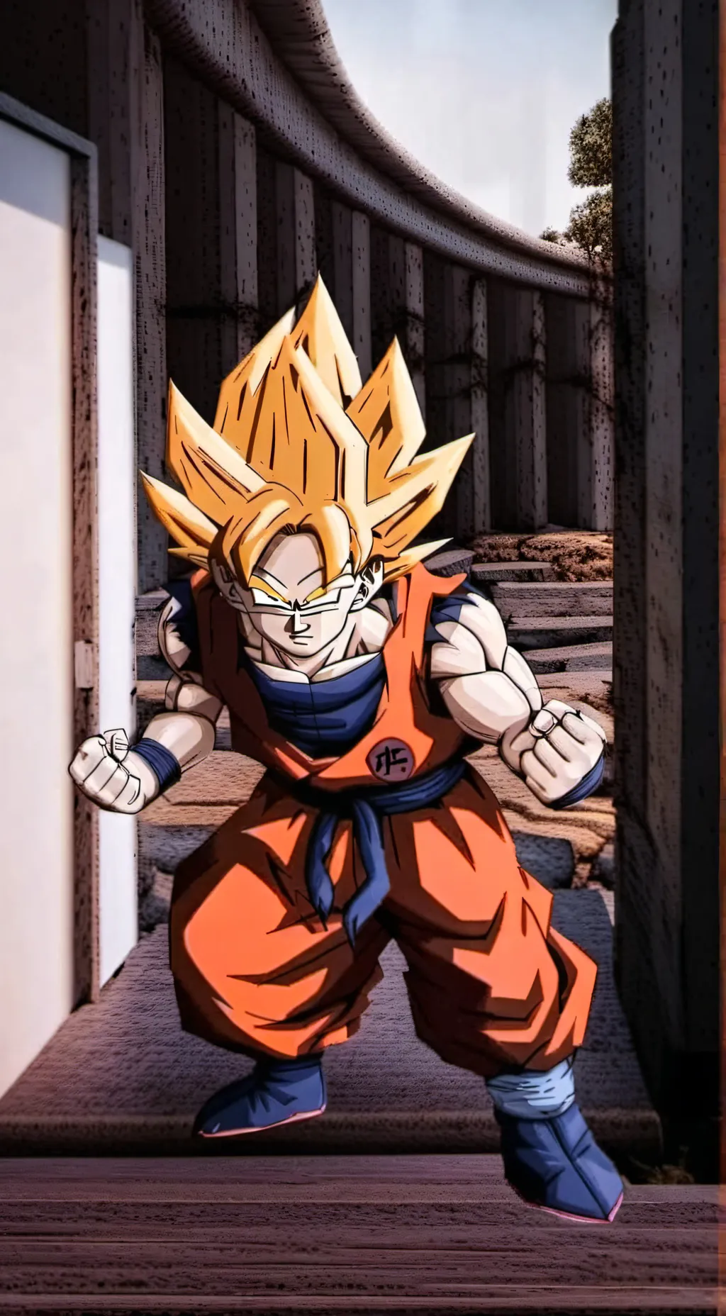 ai character: goku background