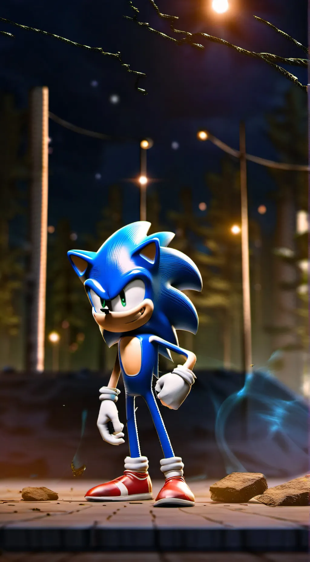 ai character: sonic background