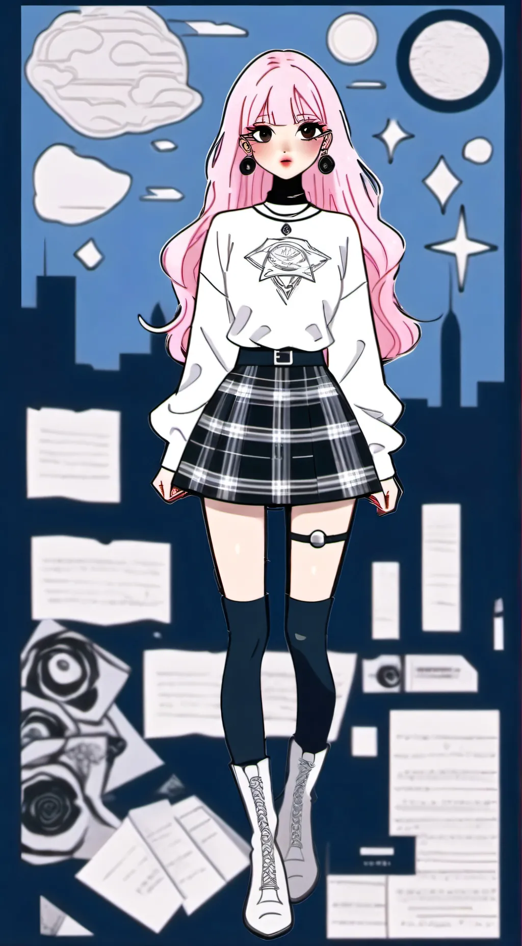 ai character: skz x you  background