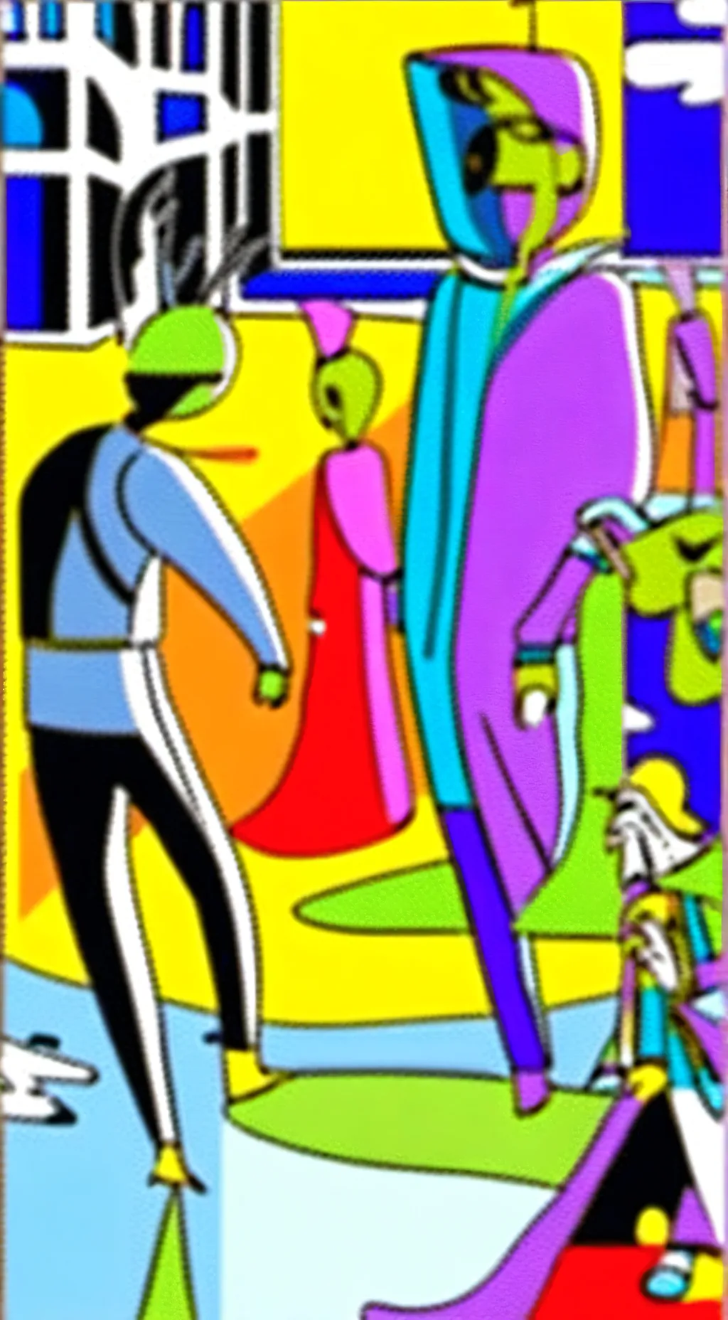 ai character: Sprunki hates u background