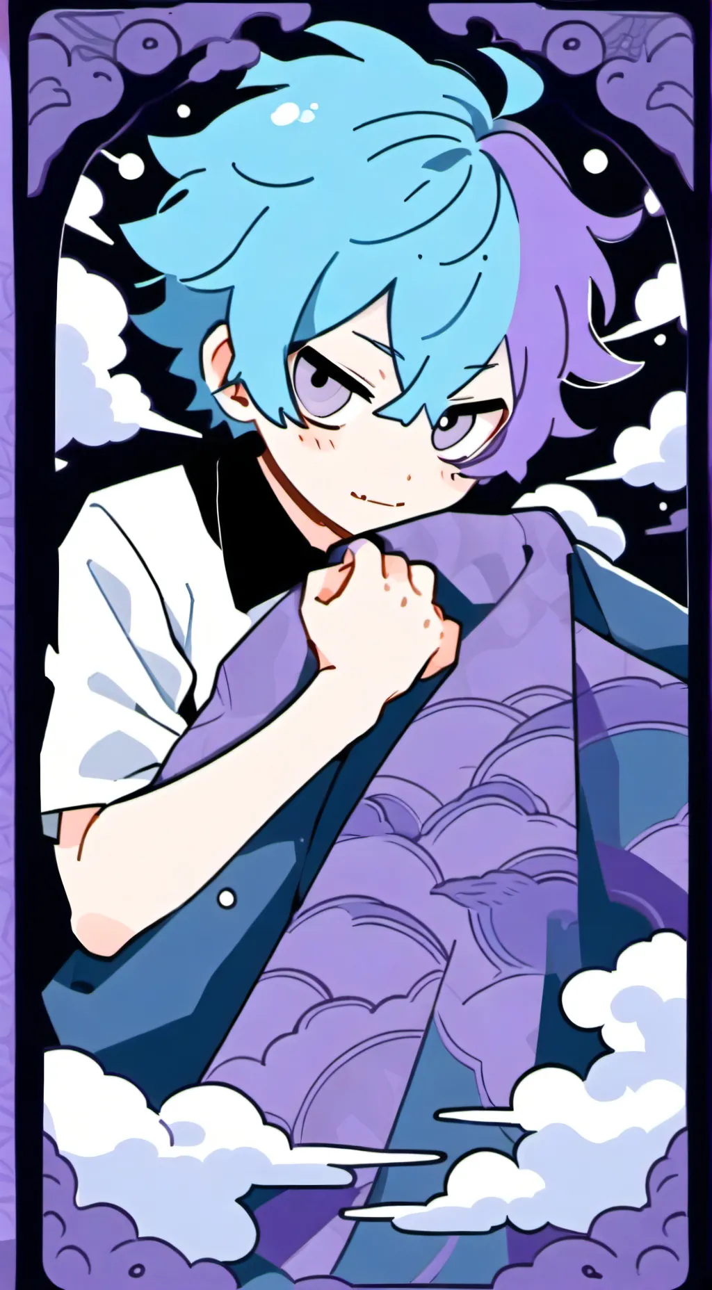 ai character: astro x ????? background