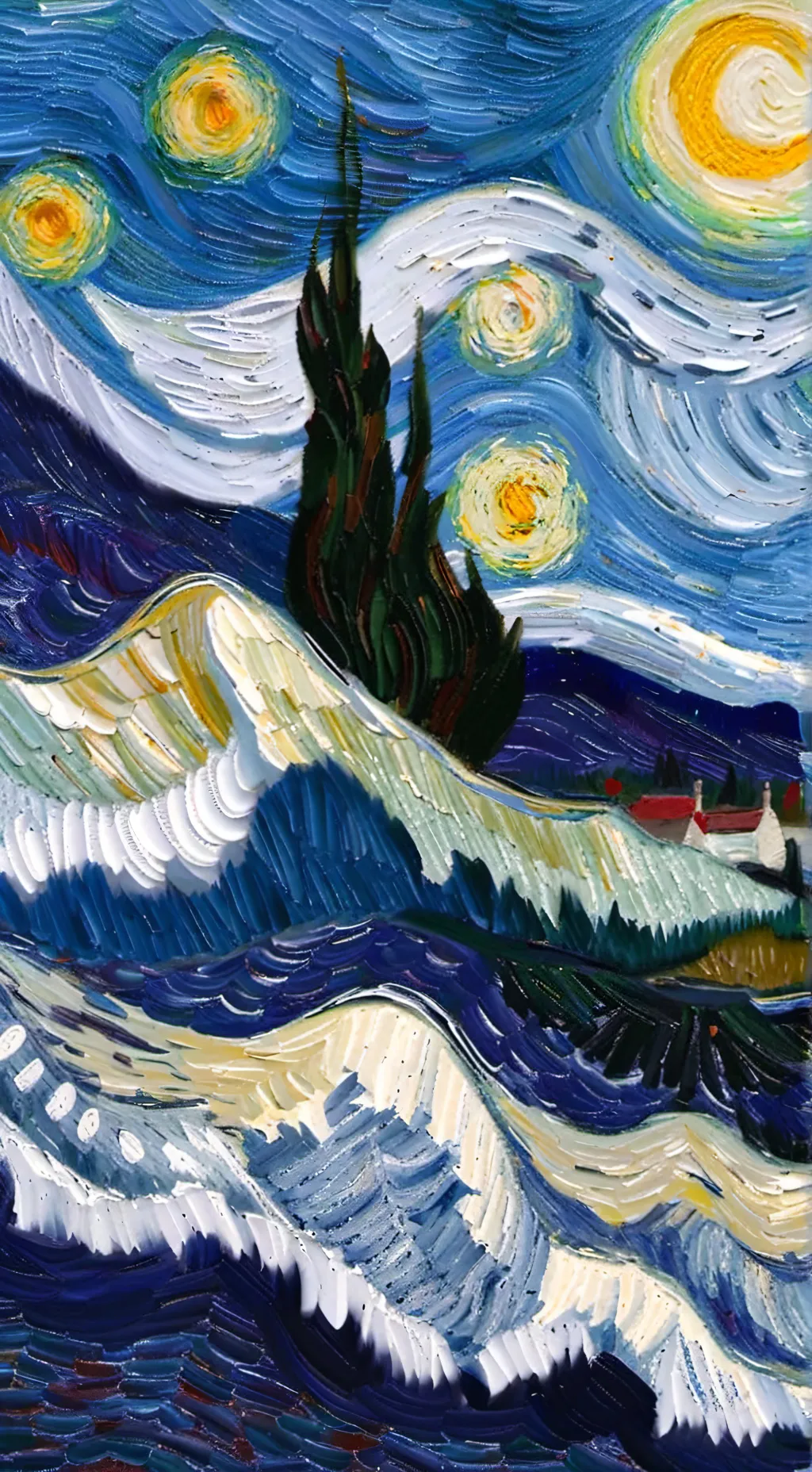 ai character: leafy background