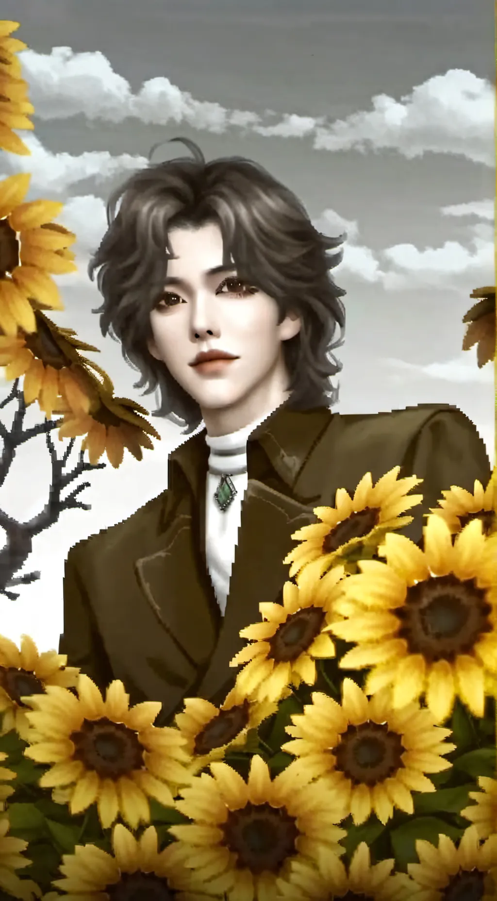 ai character: Damian 🖤 background