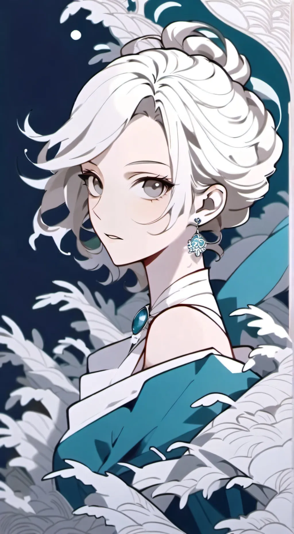 ai character: chica increida  background