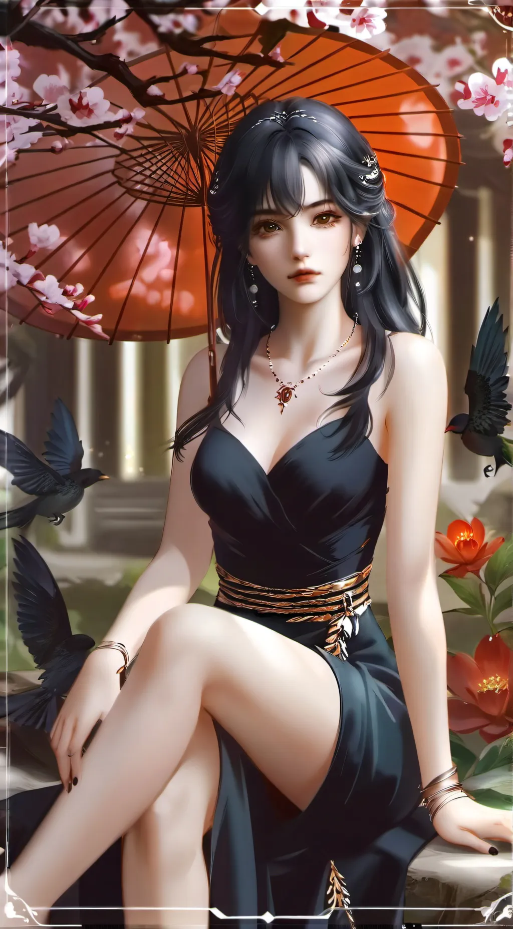ai character: kuro-yin  background