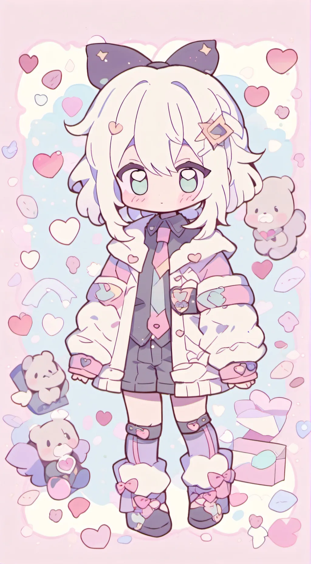 ai character: mha v day background