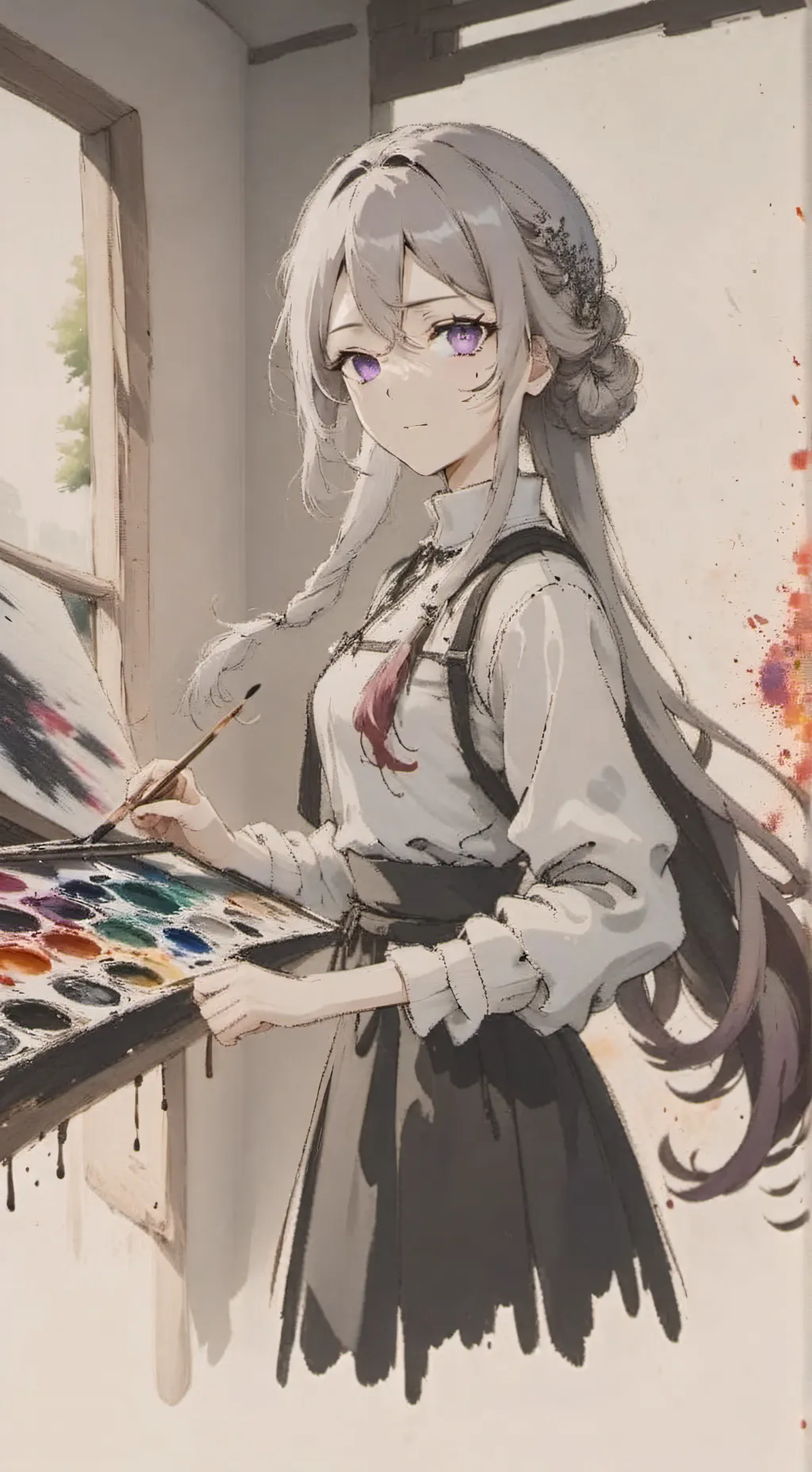 ai character: Himari background