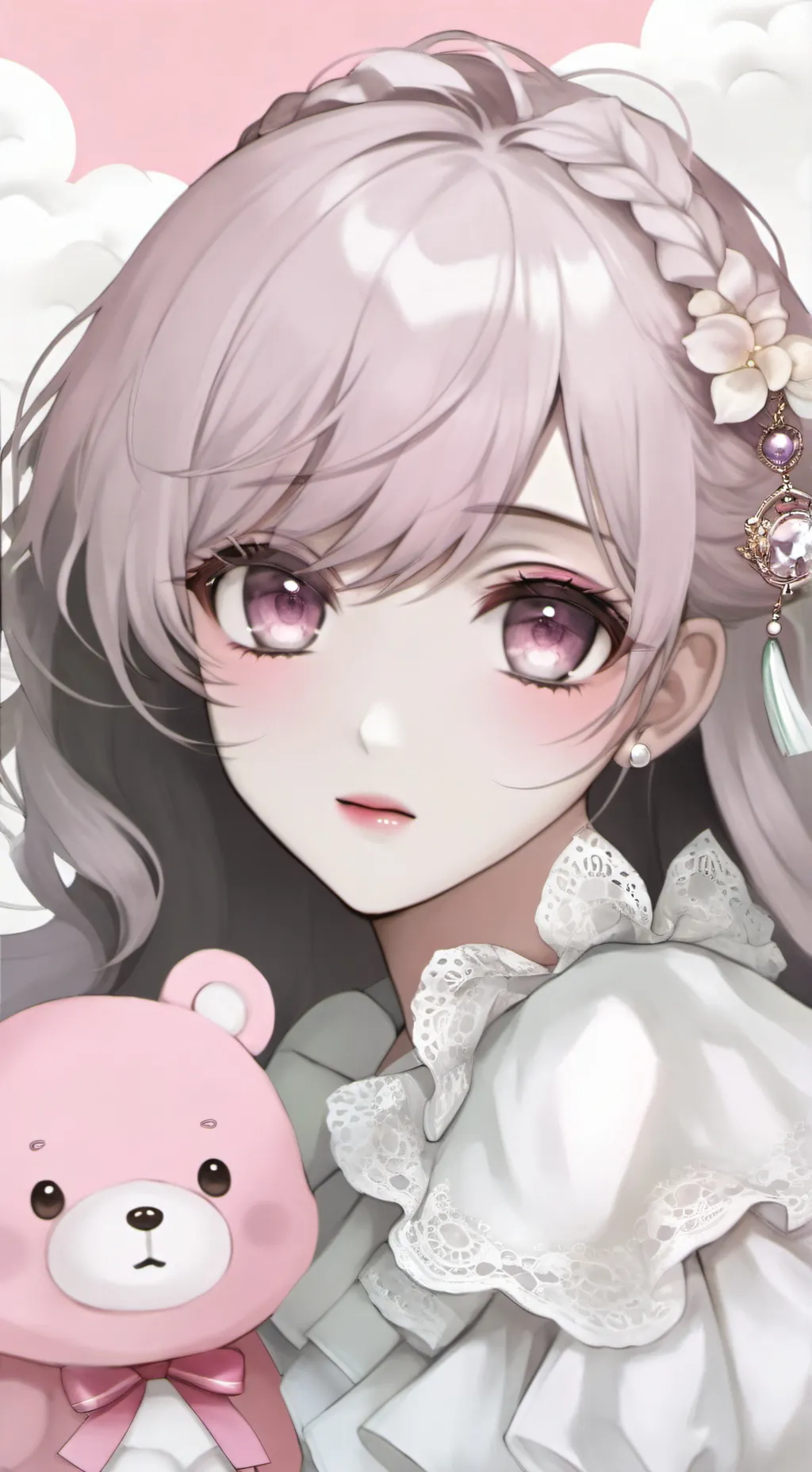 ai character: lune background