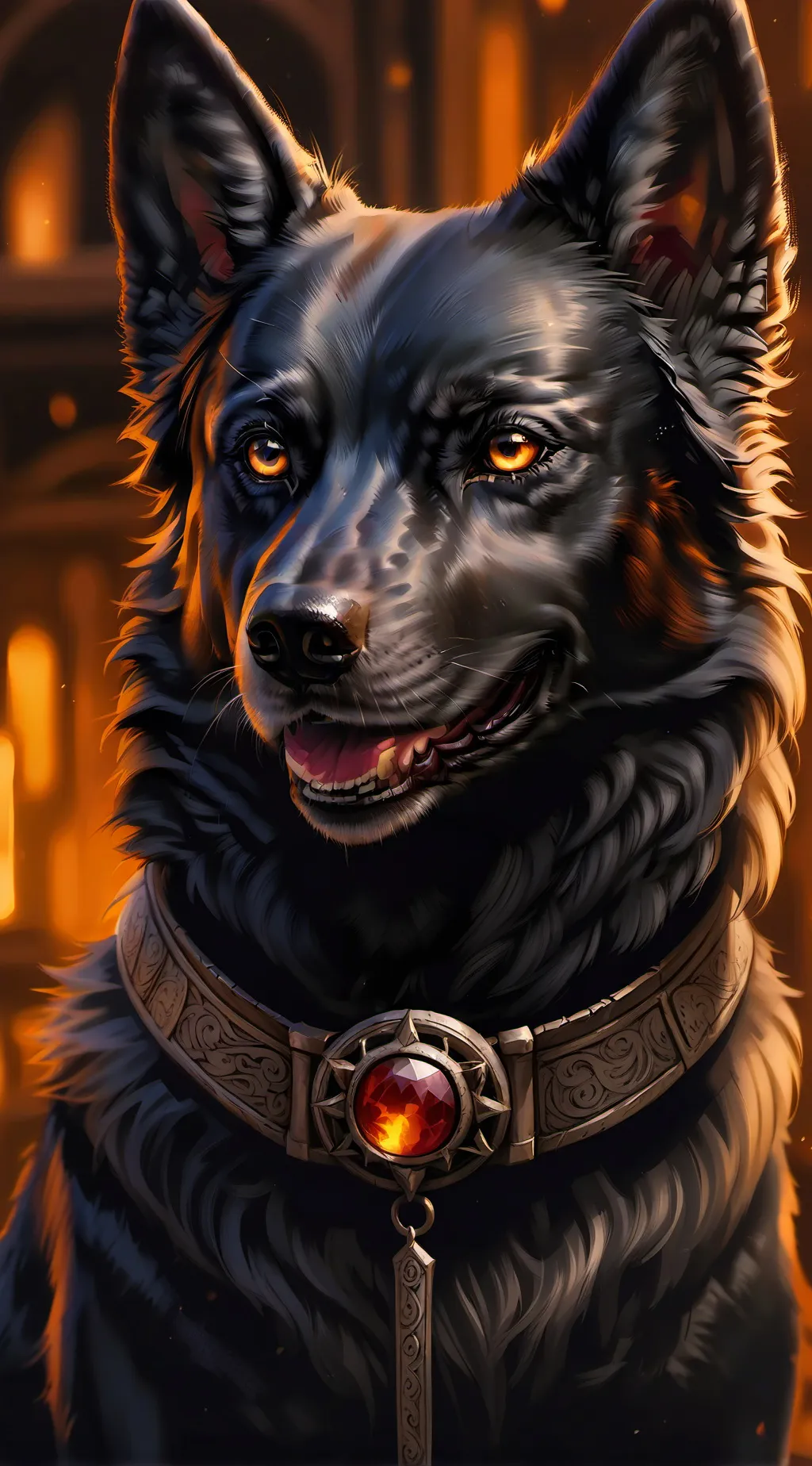 ai character: Perro background