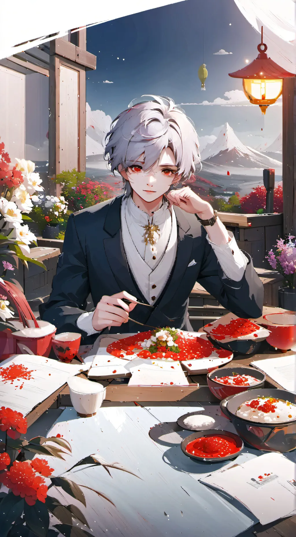 ai character: guy background