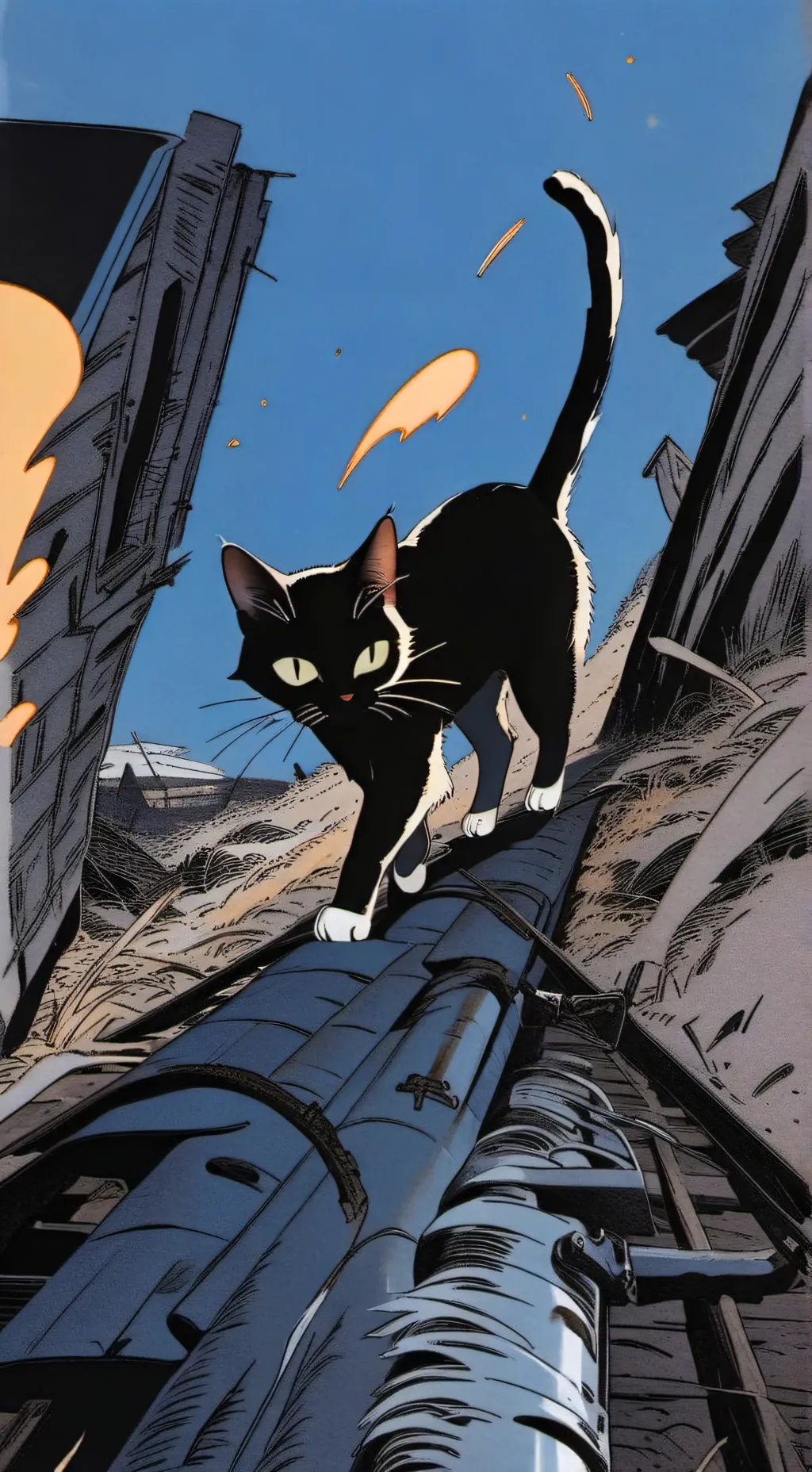 ai character: Gato background