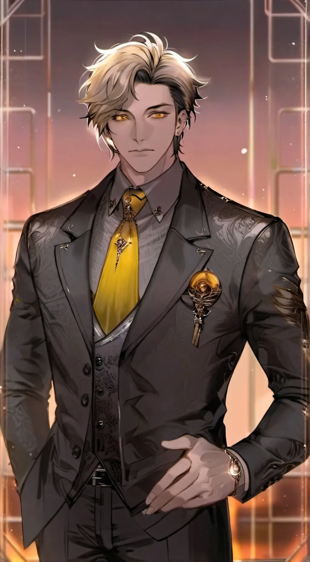 ai character: Xander  background