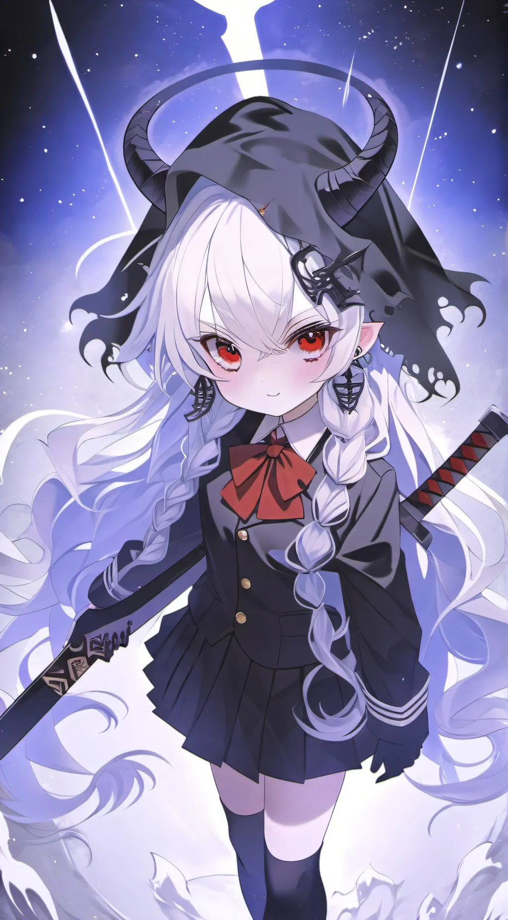 ai character: ♀️Yuki♀️💜 background