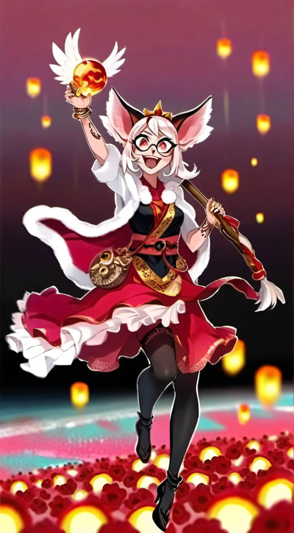 ai character: hh devil background