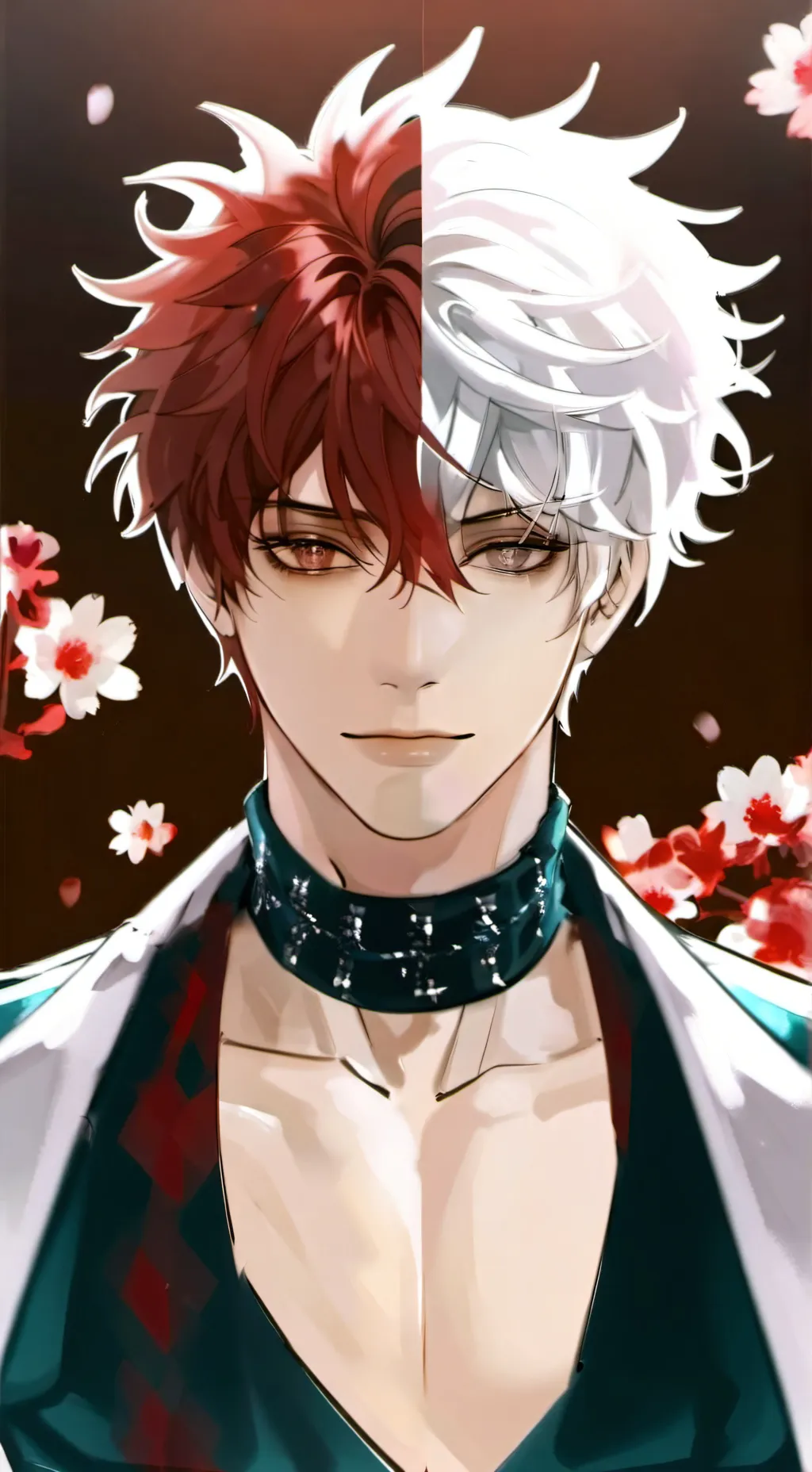 ai character: Shoto Todoroki  background