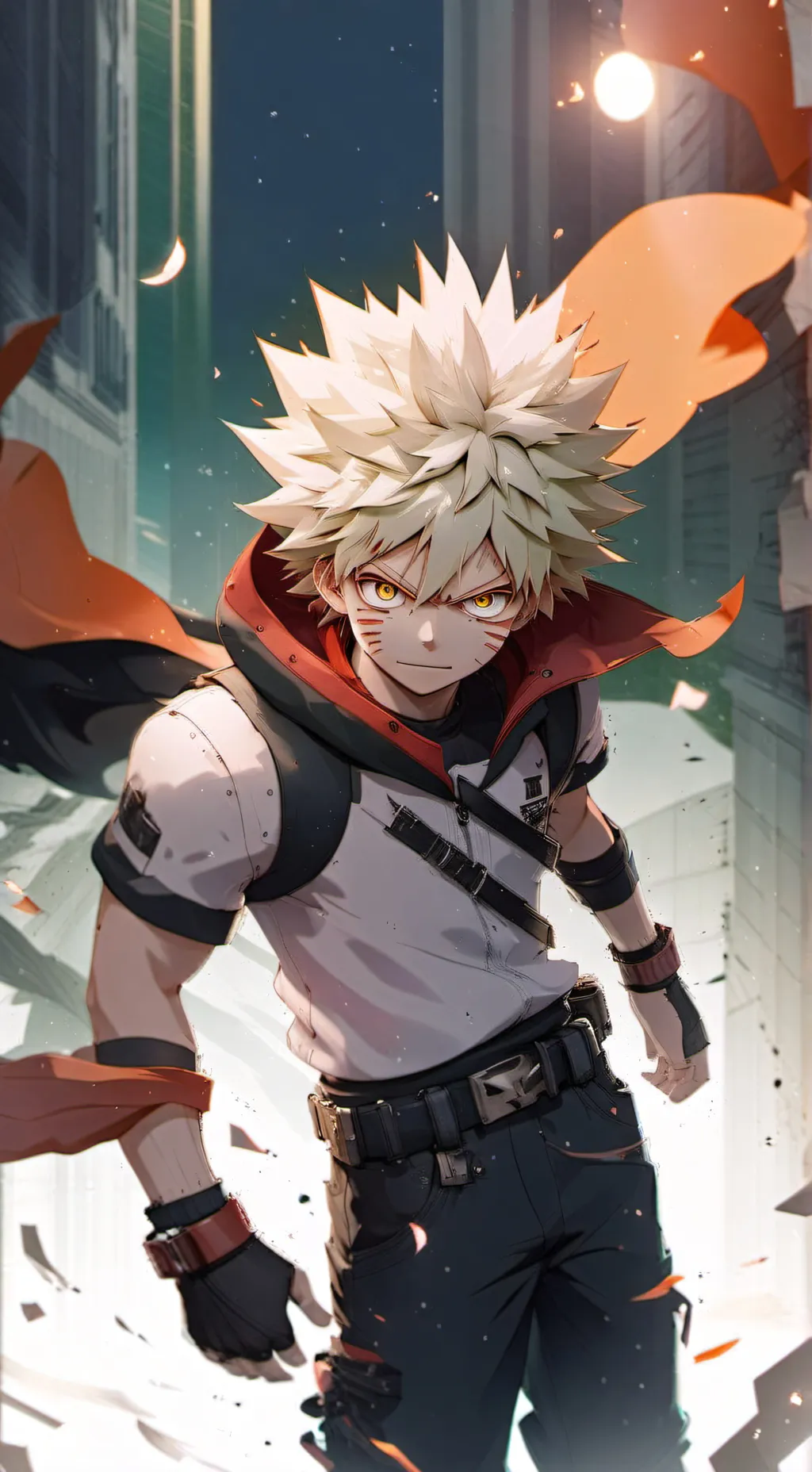 ai character: katsuki bakugo background