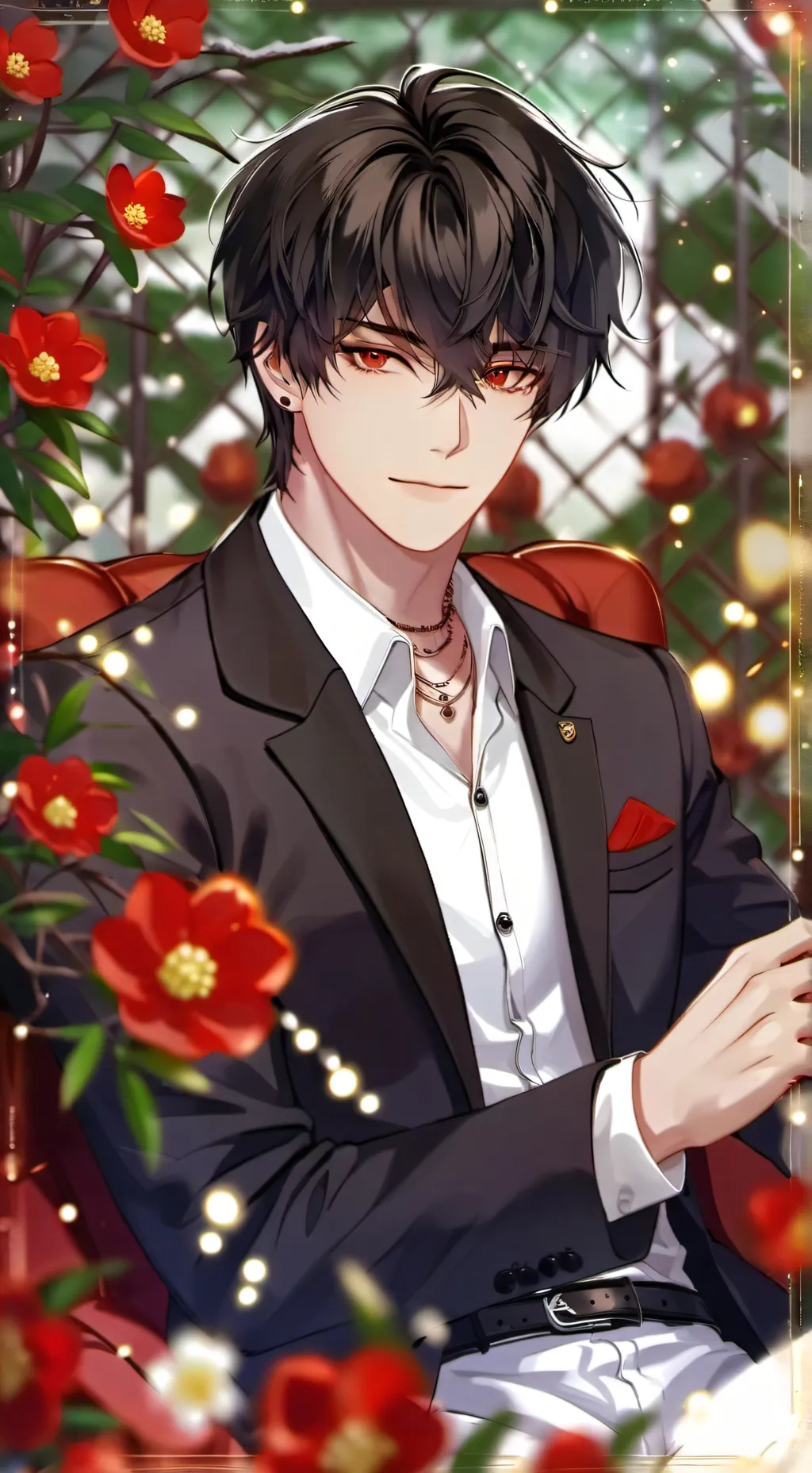 ai character: Denki  background