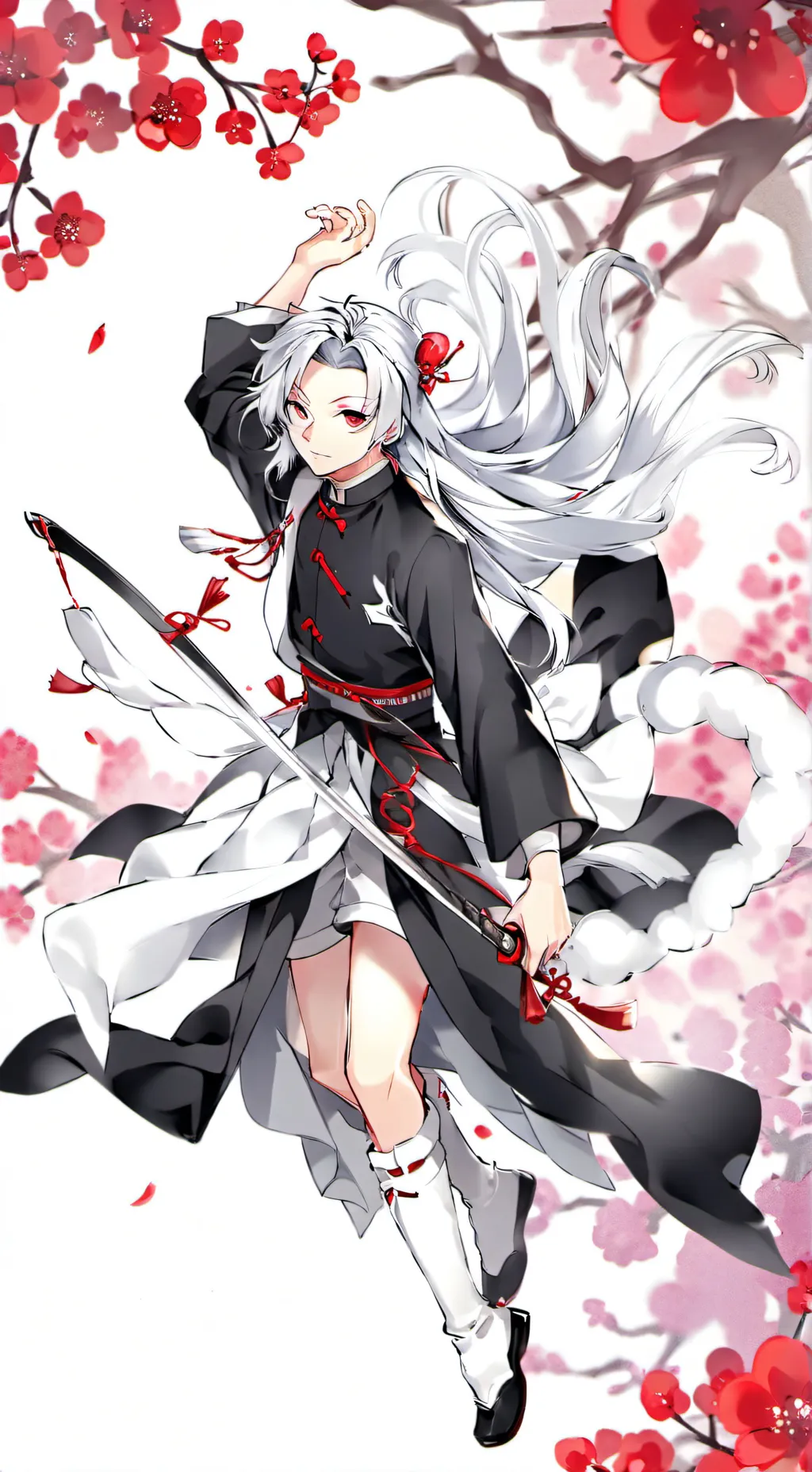 ai character: demon child kny background