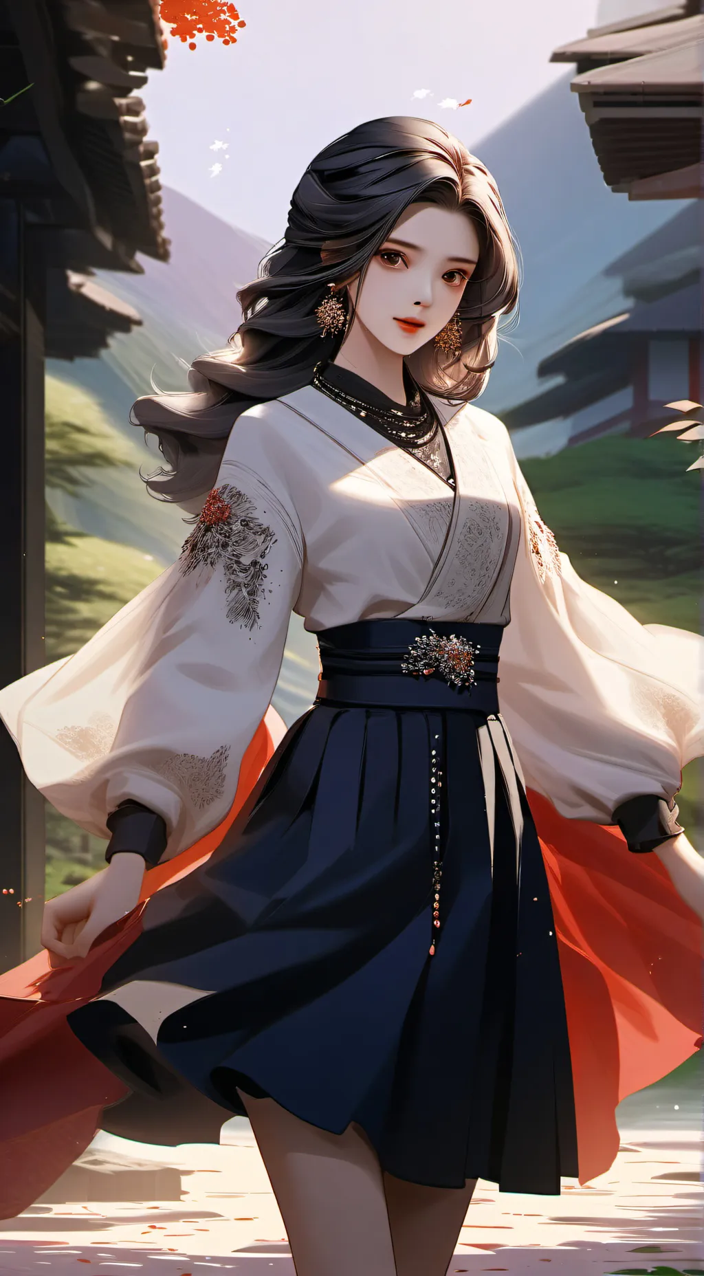 ai character: Sprunki (Sister's) background