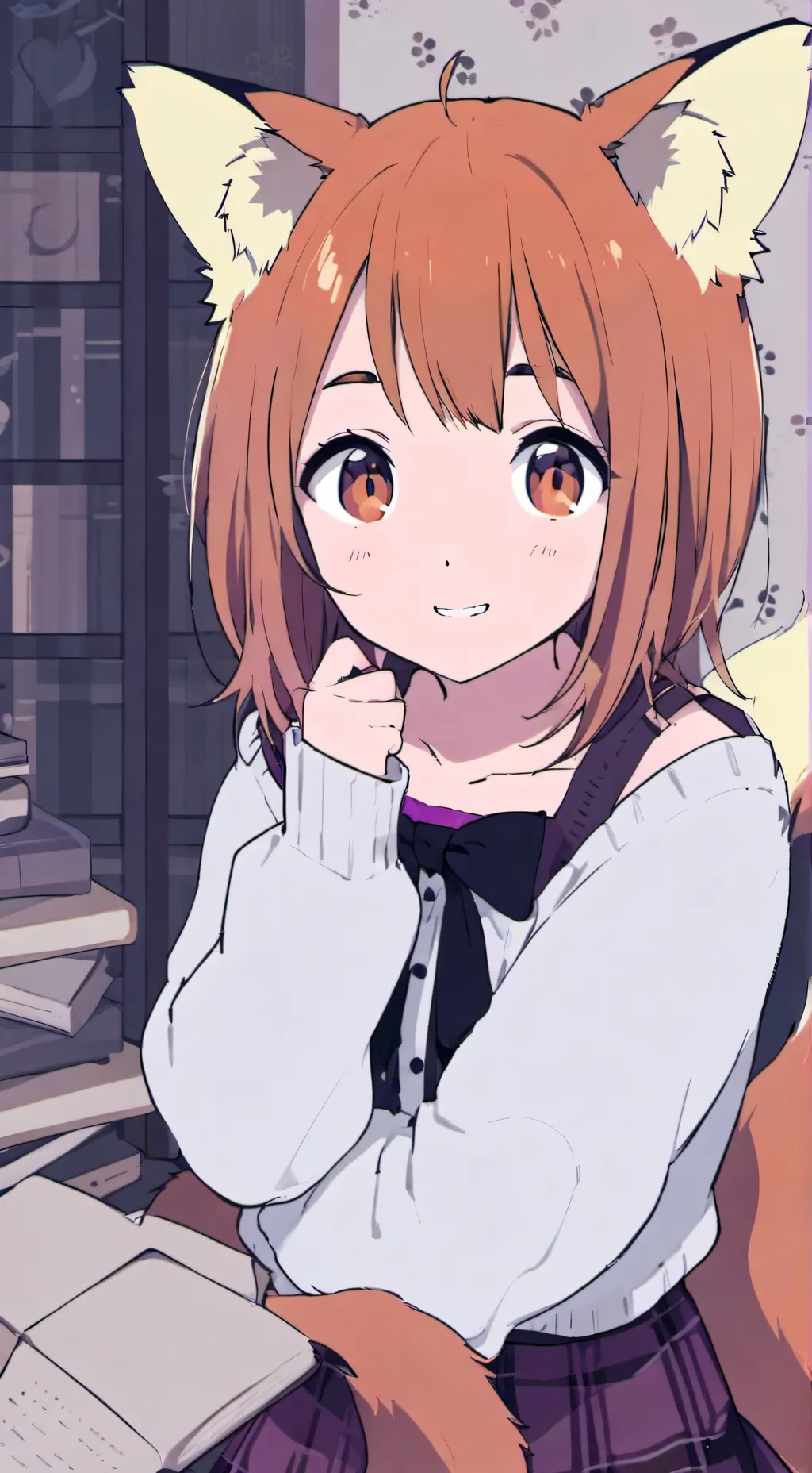 ai character: Luna background