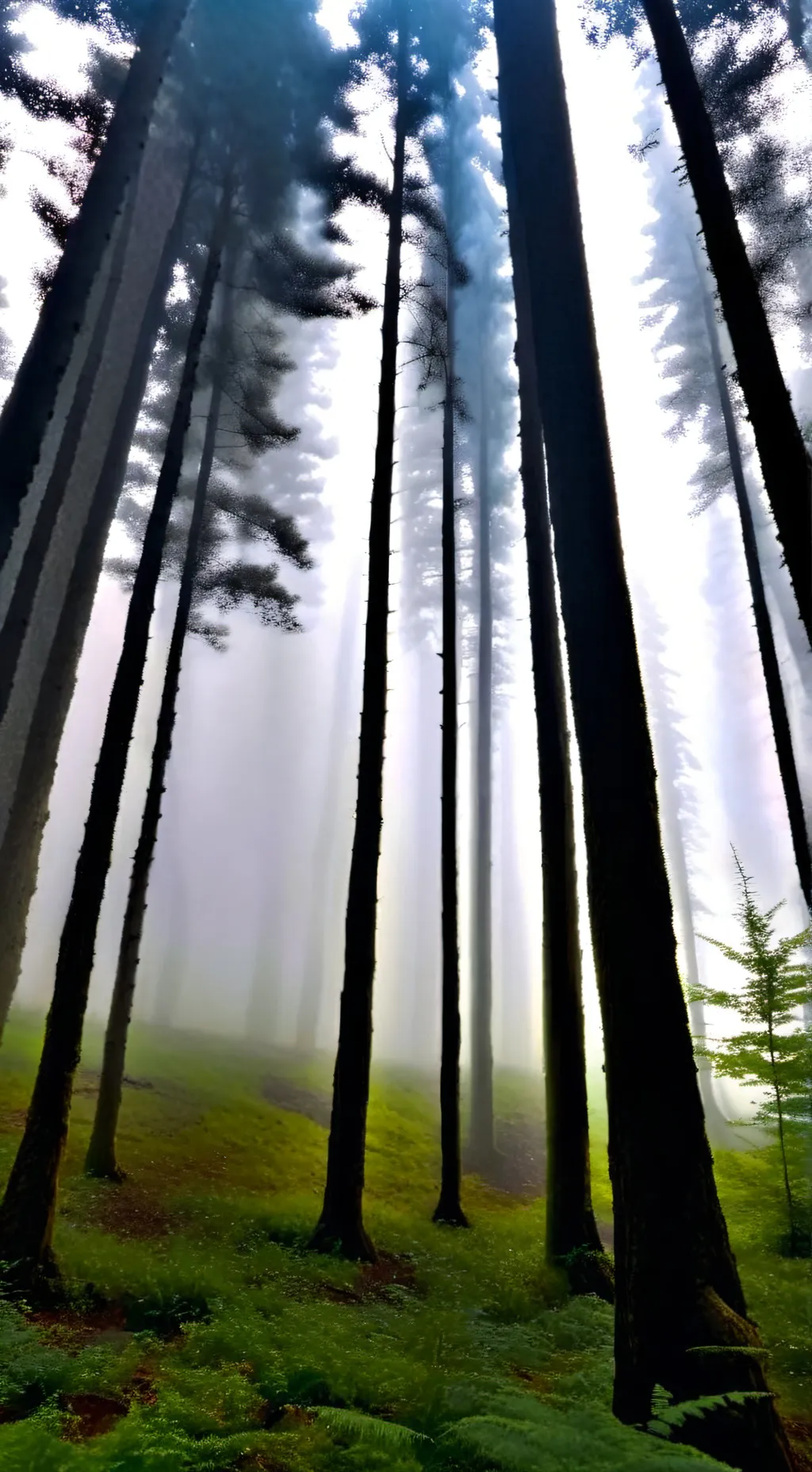 ai character: Creepypasta Forest background