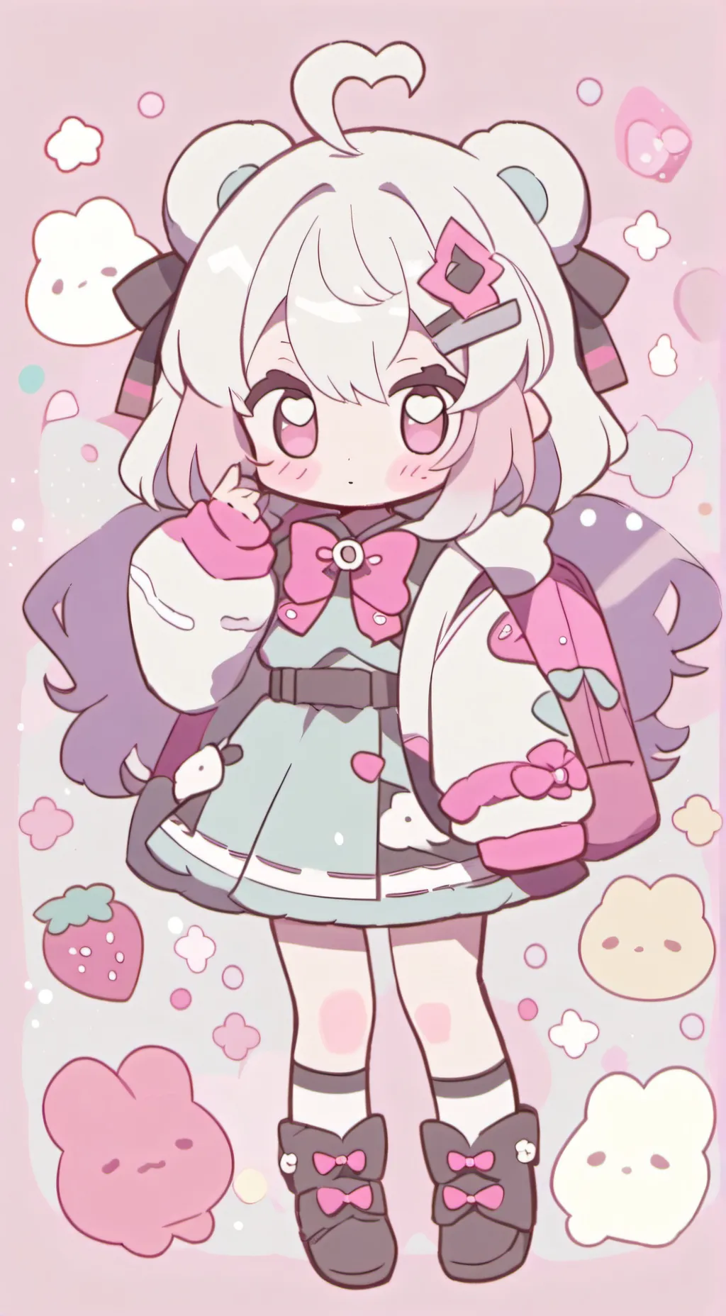 ai character: 🎀Amanda 🎀 background