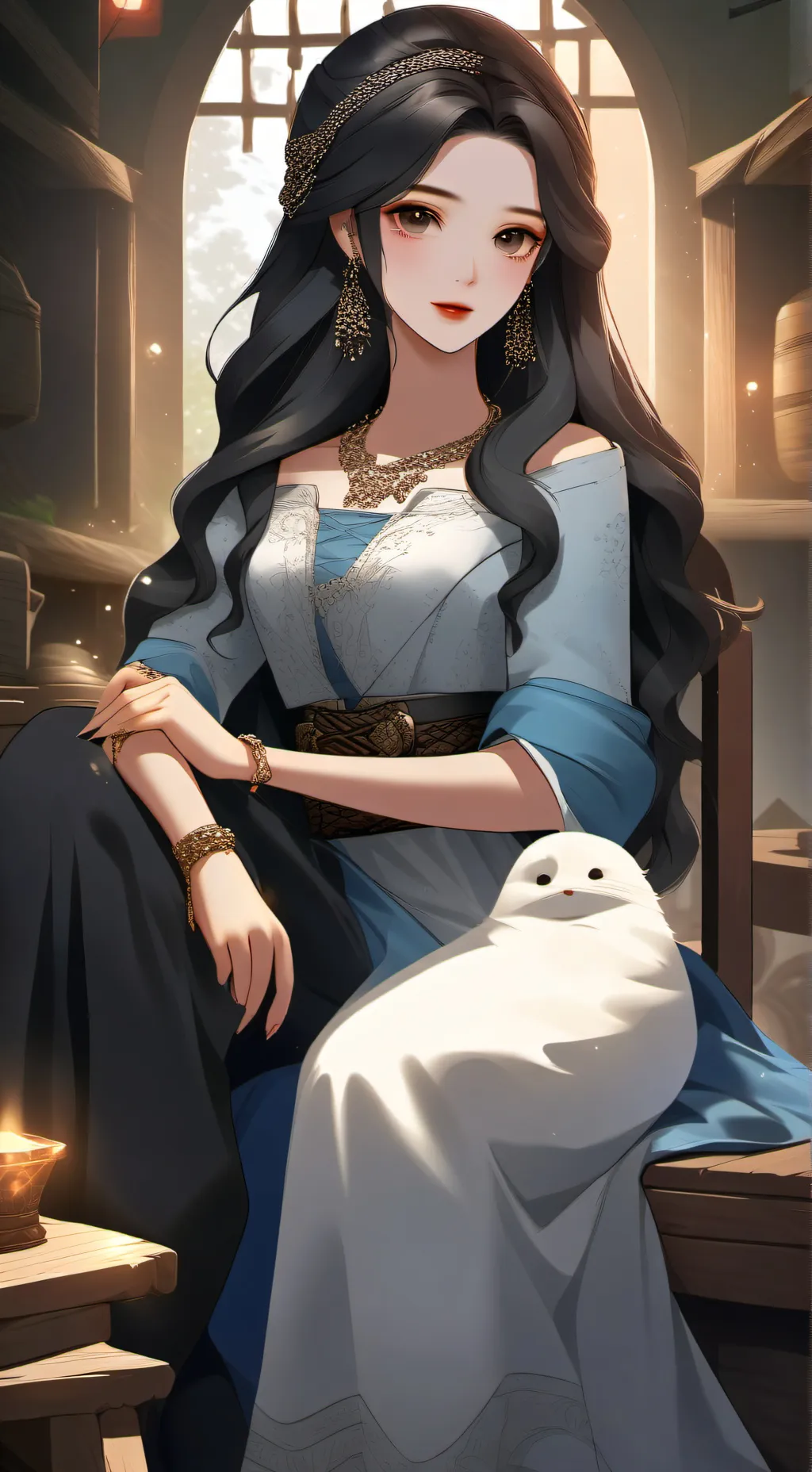 ai character: Master  background