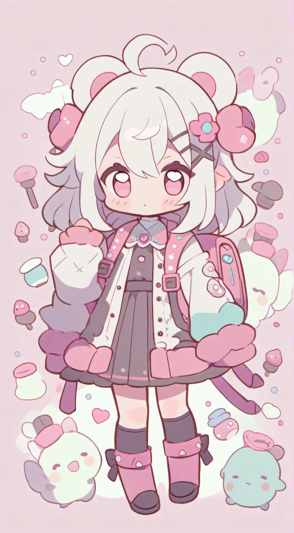 ai character: Sprunki GenderBend background