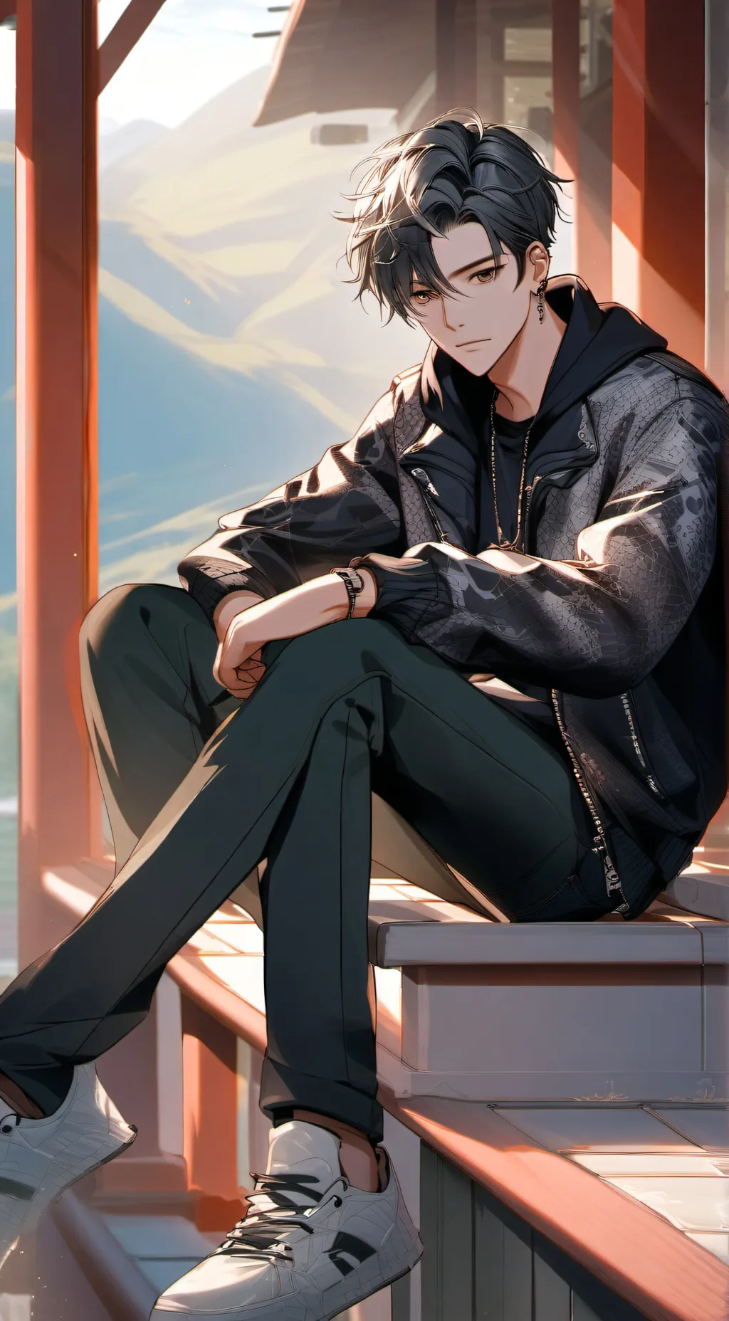 ai character: Axel background