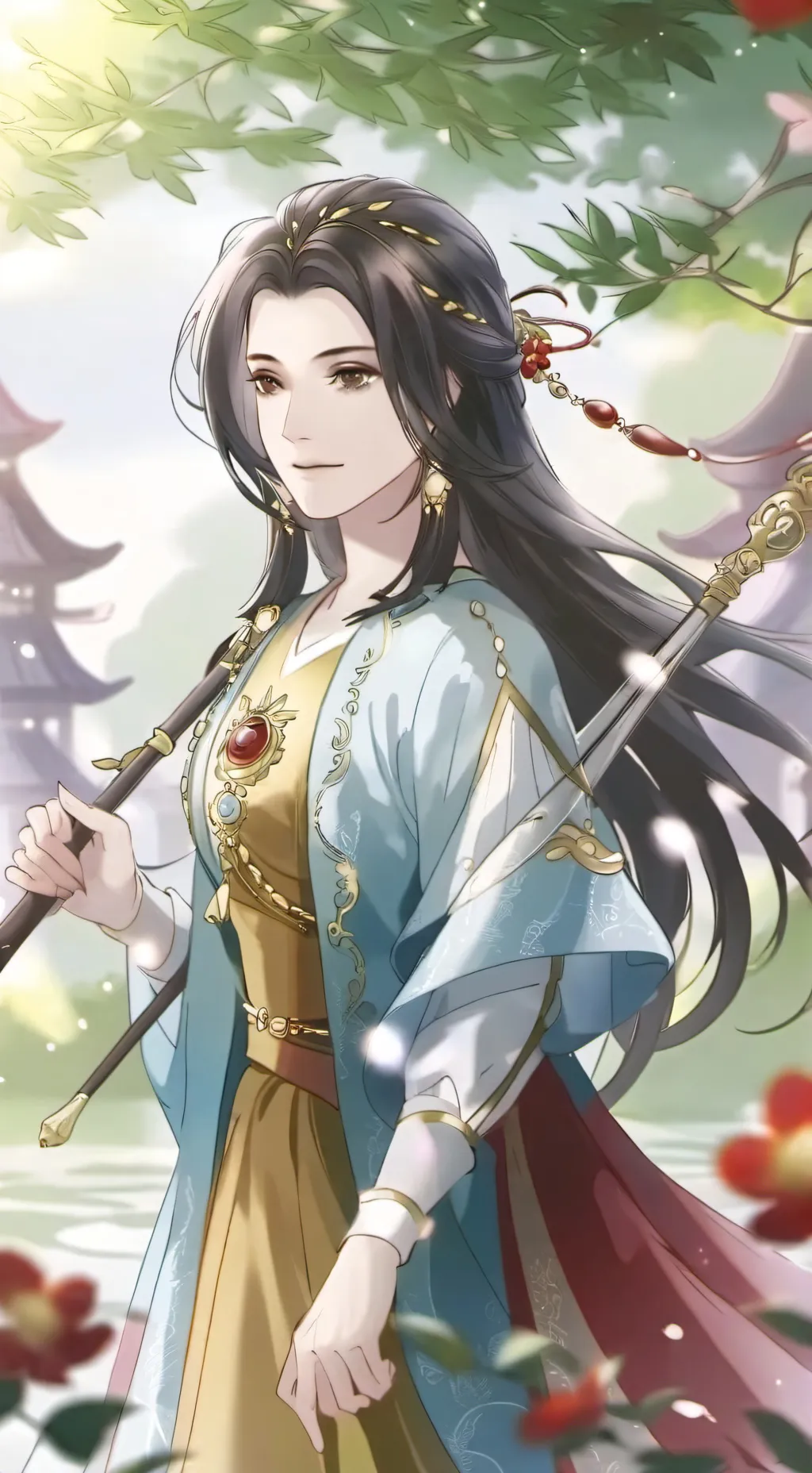 ai character: 🐾миксика🐾 background