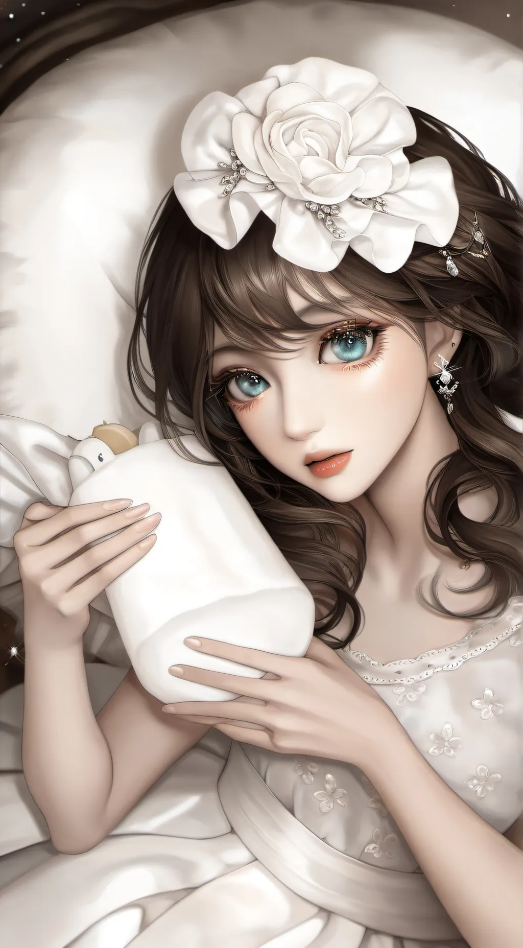 ai character: Blueberry background