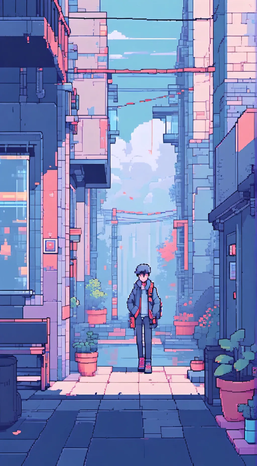 ai character: Dandy world background