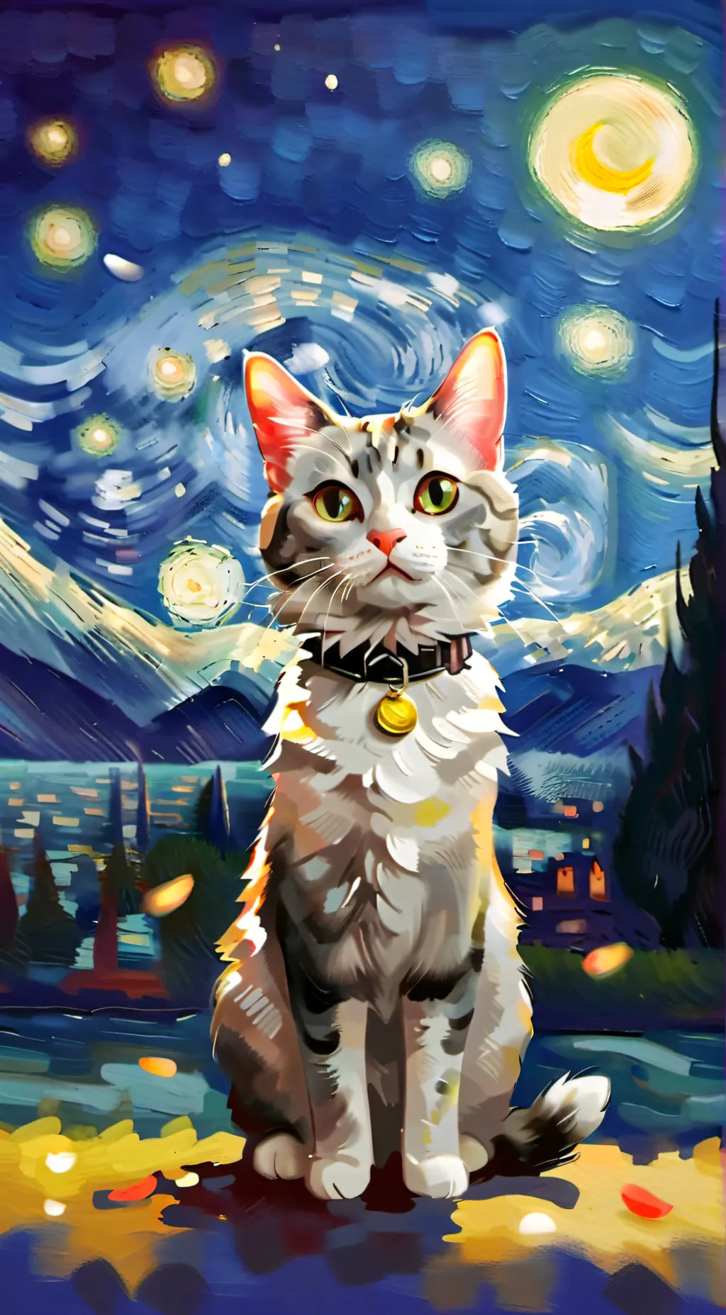 ai character: emoji special =3 background