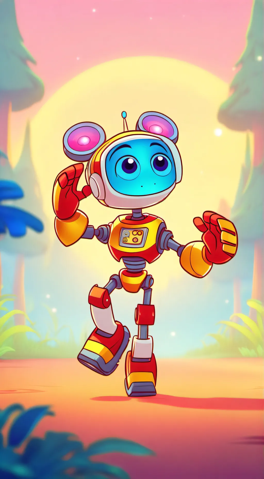 ai character: Bad robots background