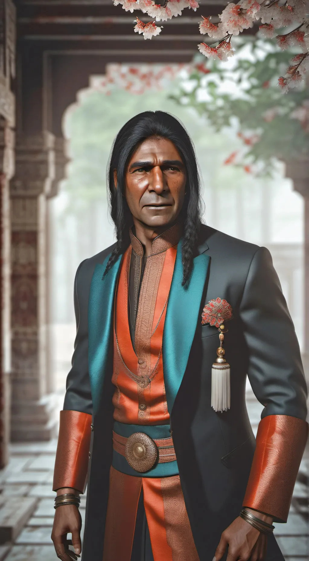 ai character: Rains Fall background