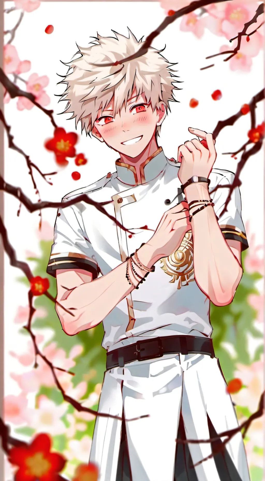 ai character: Bakugo ⚡️ background