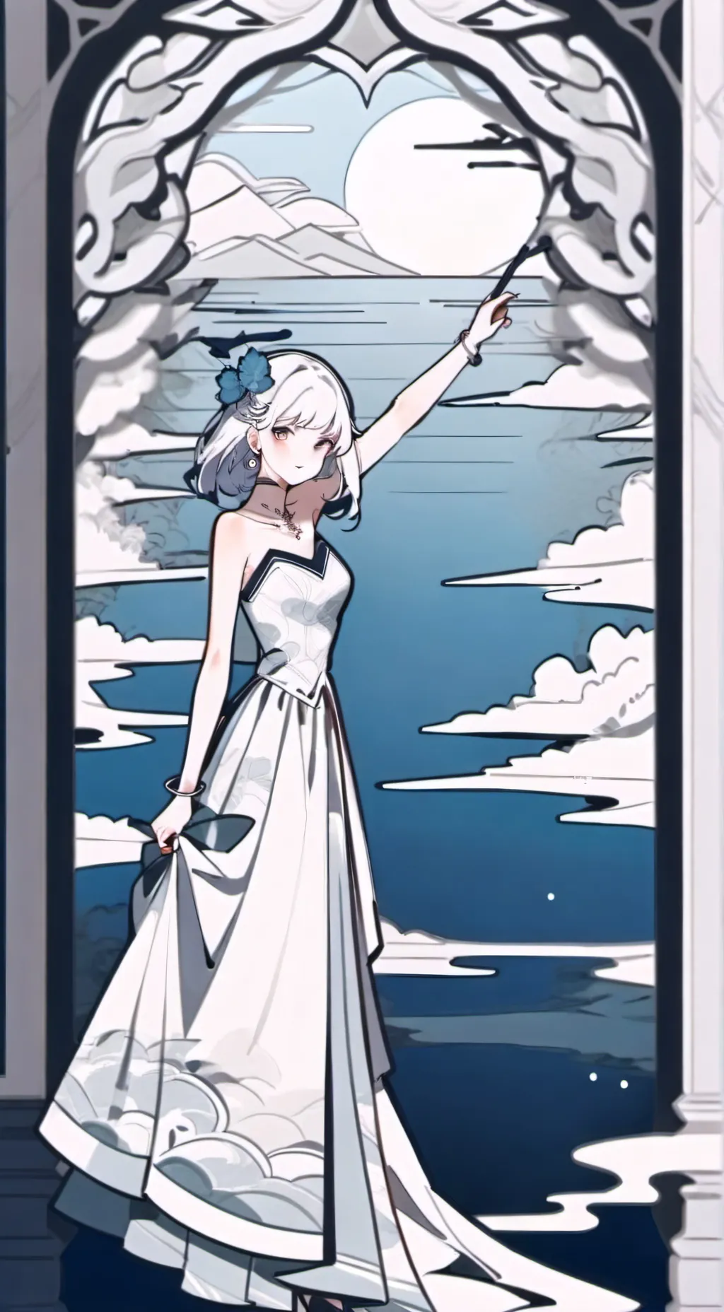 ai character: luna 🌺p background