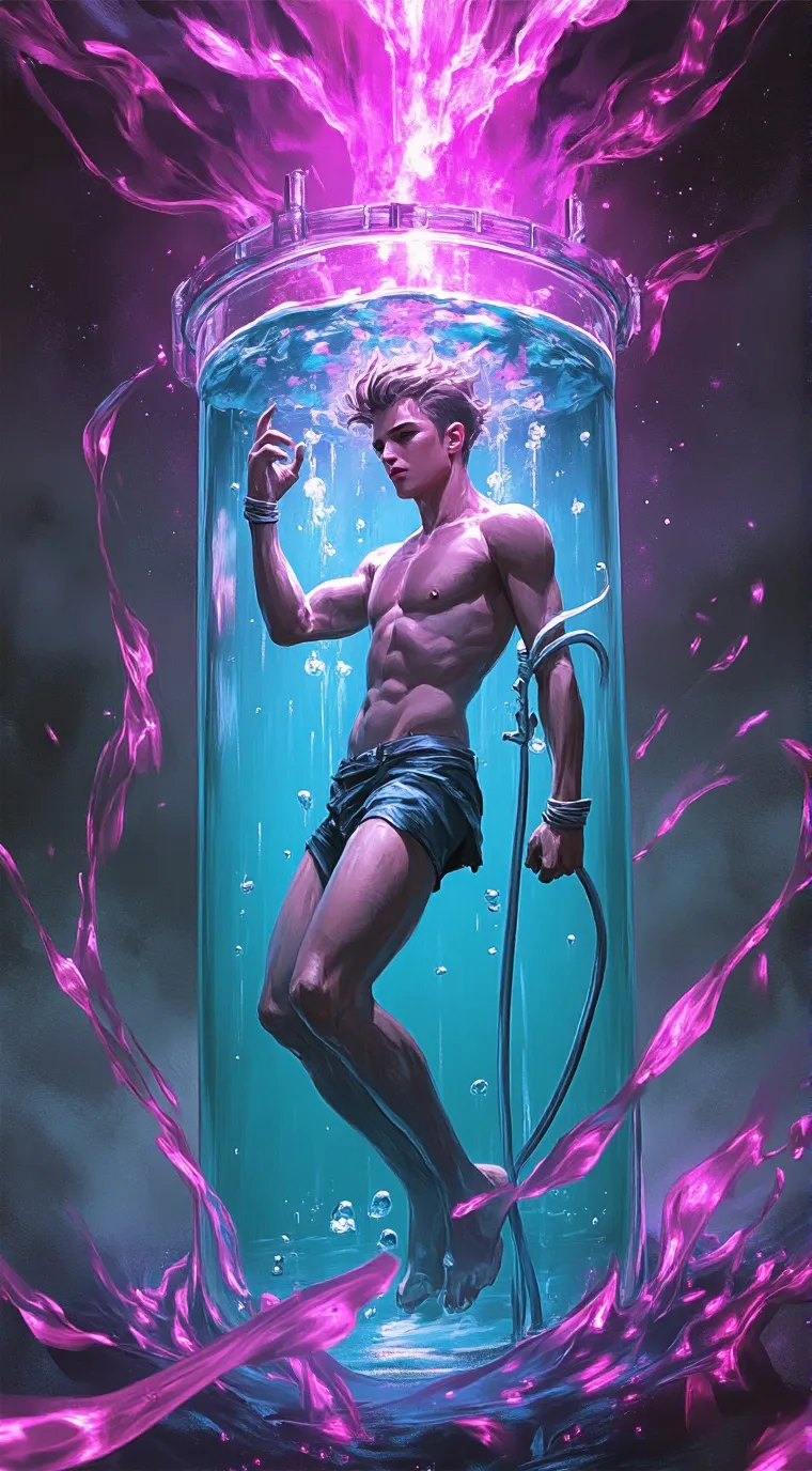 ai character: Subject Alpha 09  background