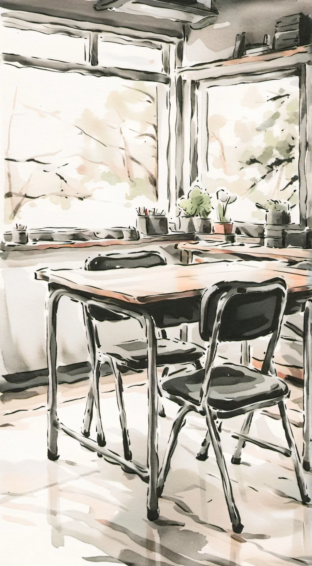 ai character: kimetsu academy  background